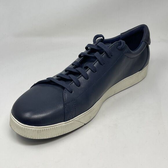 Cole Haan Nantucket 2.0 Mens 11 M Blue Leather Casual Lace Up Classic Sneakers - Picture 7 of 16